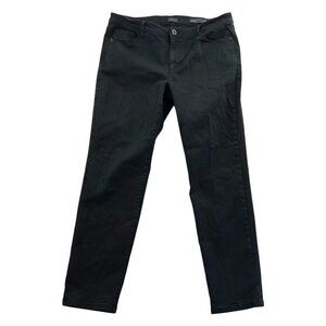 J.Jill Womens Jeans Size 12 Slim Ankle Skinny Leg Black Denim Authentic Fit